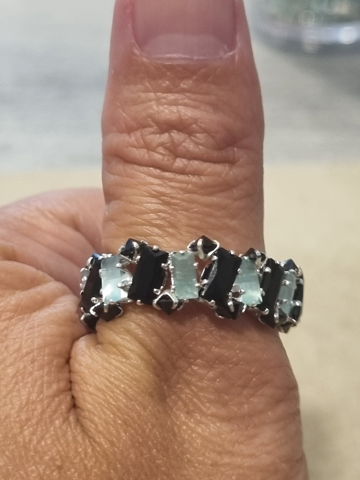 Beaded Crystal Rings