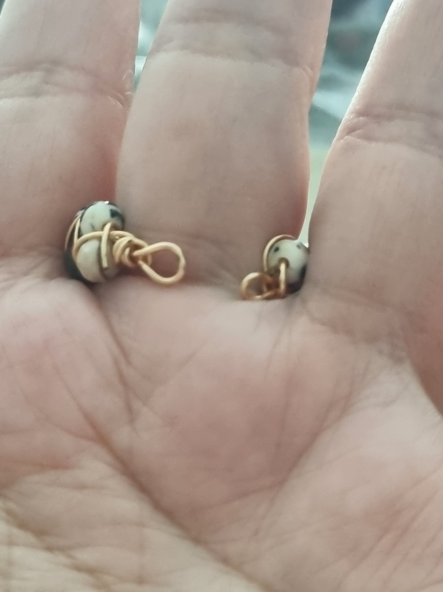 Braided Polychrome Jasper - Size 8.5 Adjustable