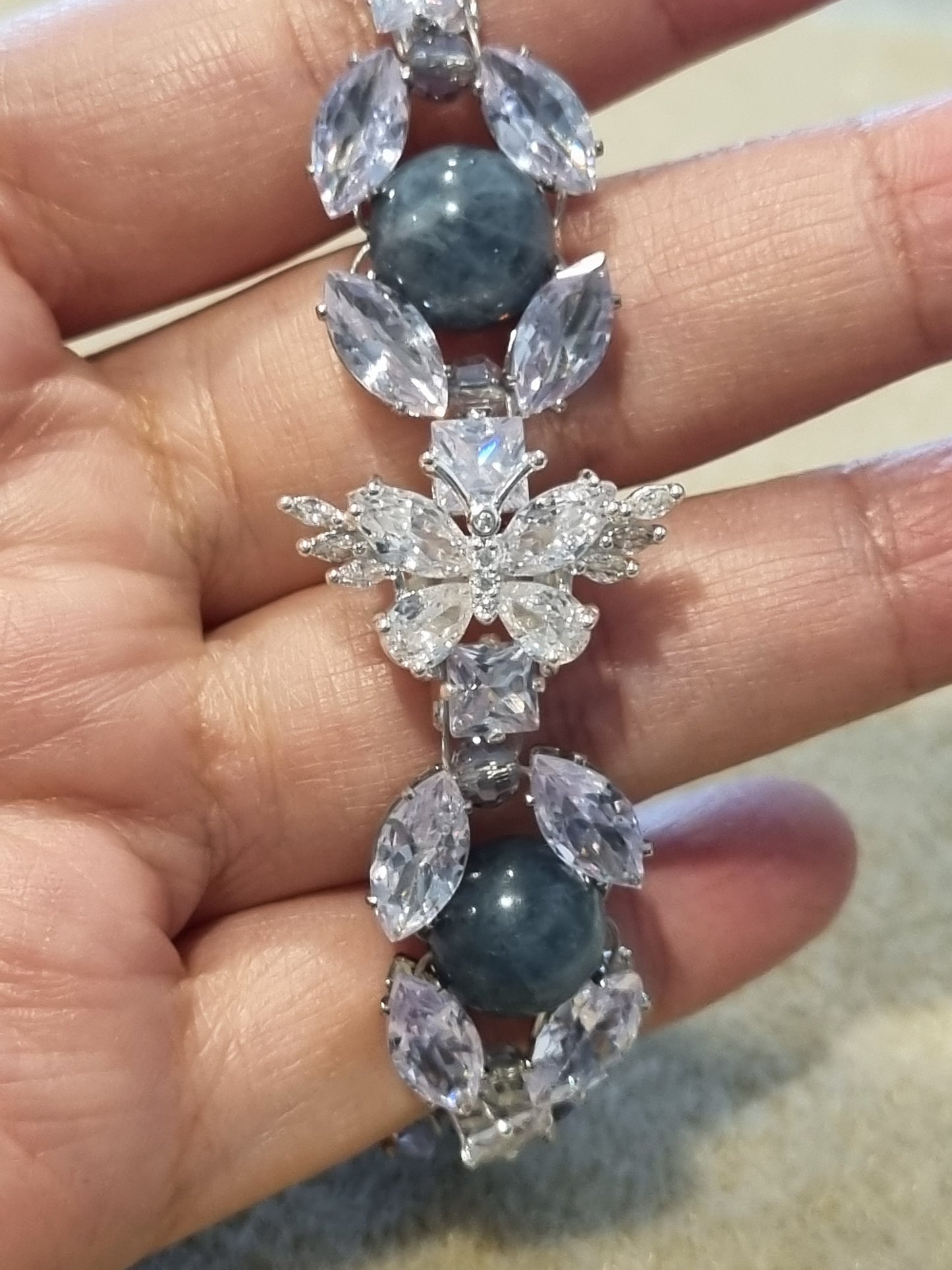 Crystal and Stone Bracelets