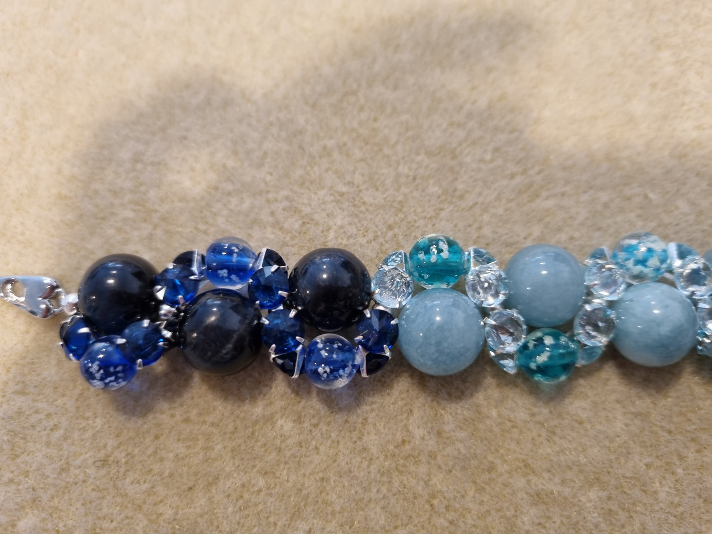Crystal and Stone Bracelets