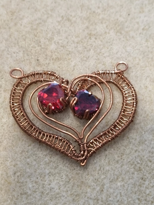 Heart in Heart Pendant