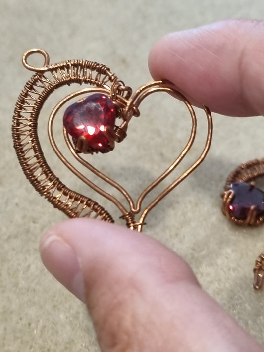 Heart in Heart Pendant