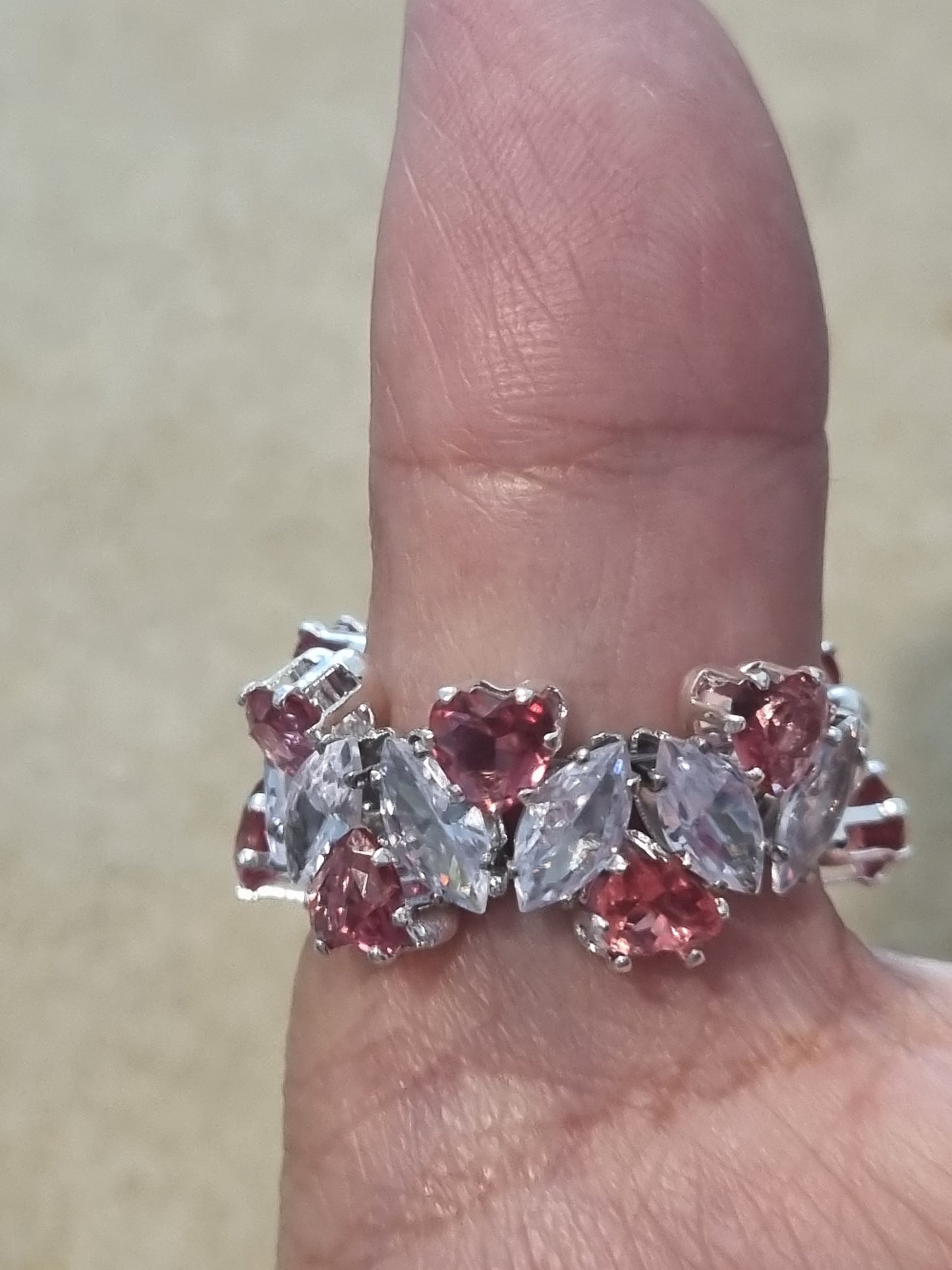 Beaded Crystal Rings