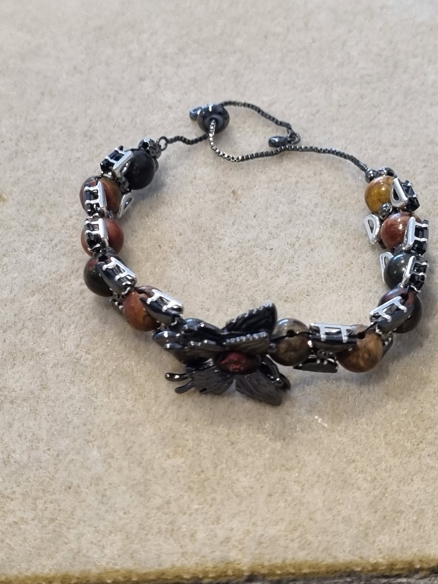 Crystal and Stone Bracelets