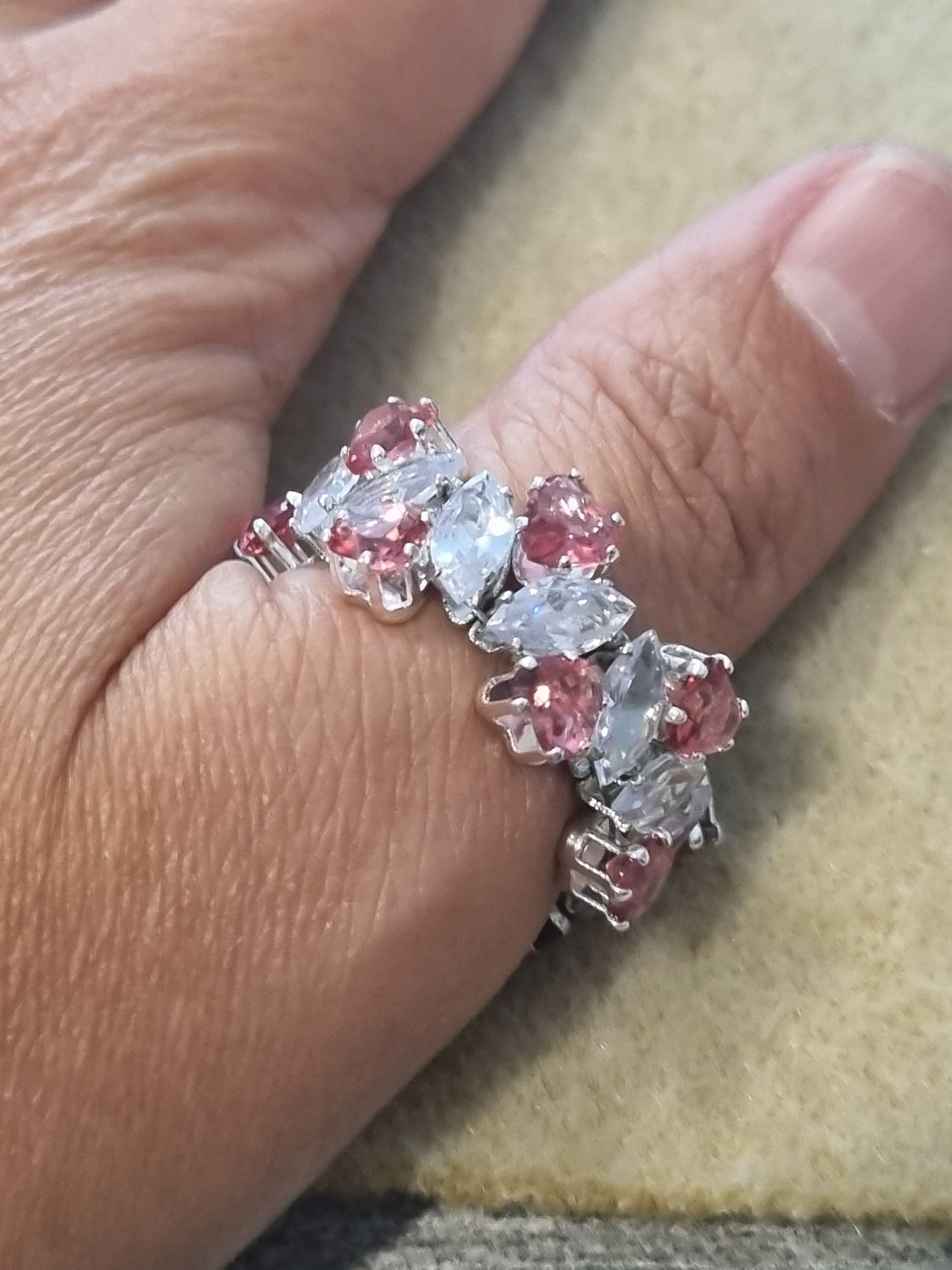 Beaded Crystal Rings