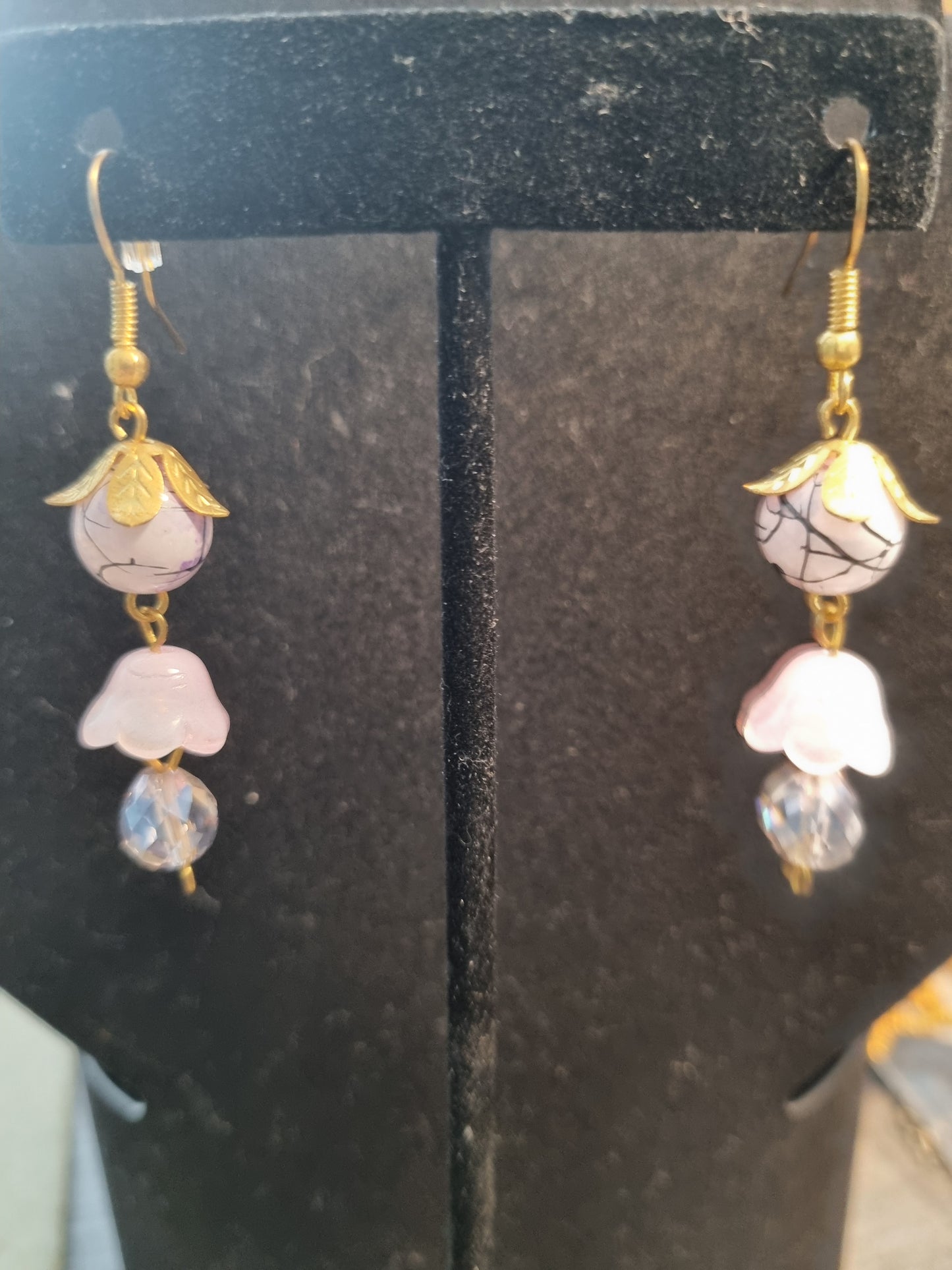 Double Flower Earrings