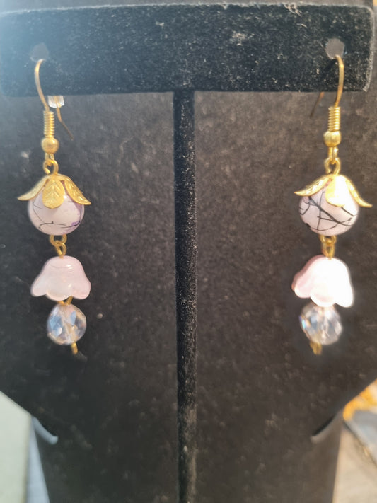 Double Flower Earrings