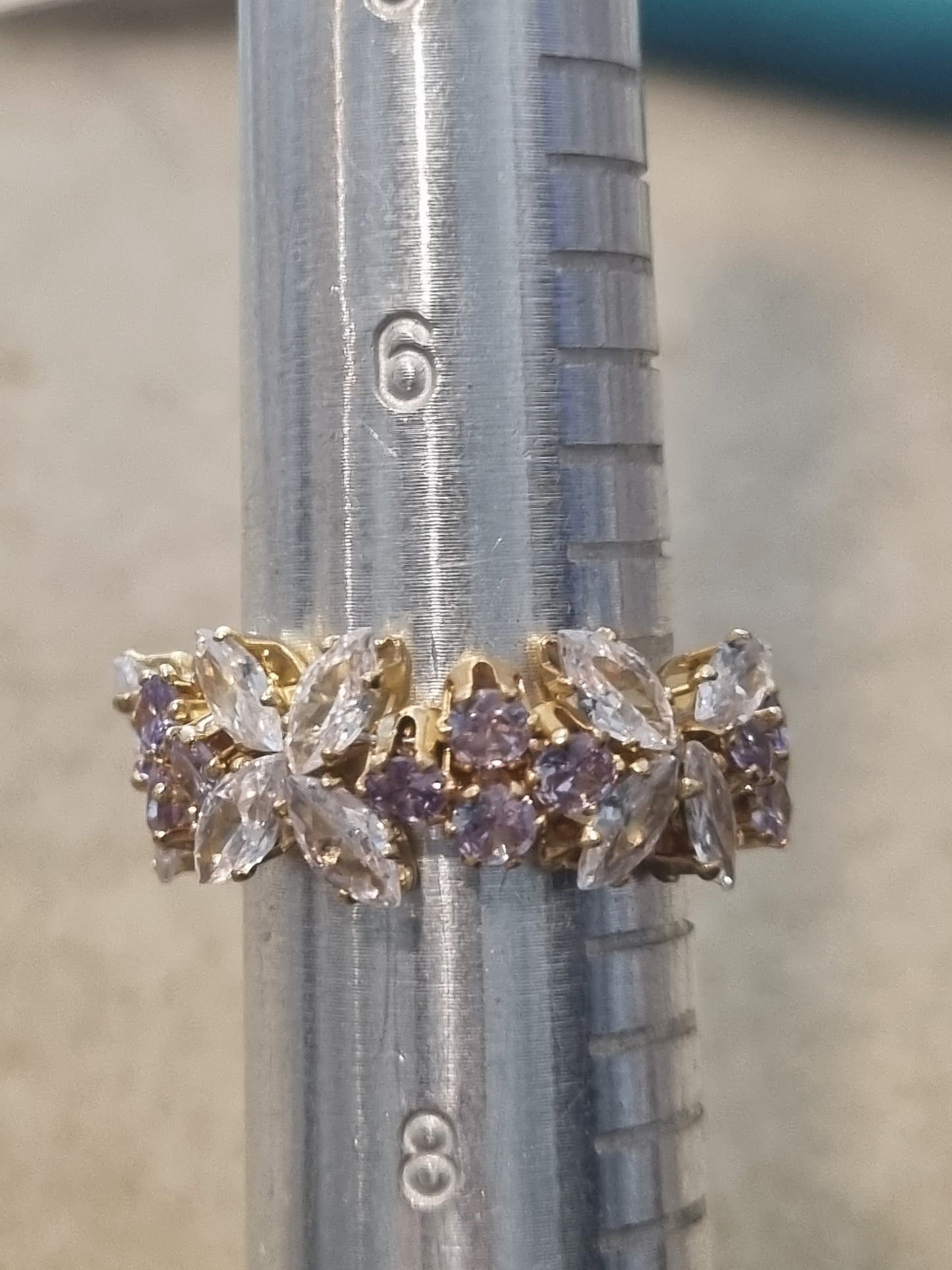 Beaded Crystal Rings