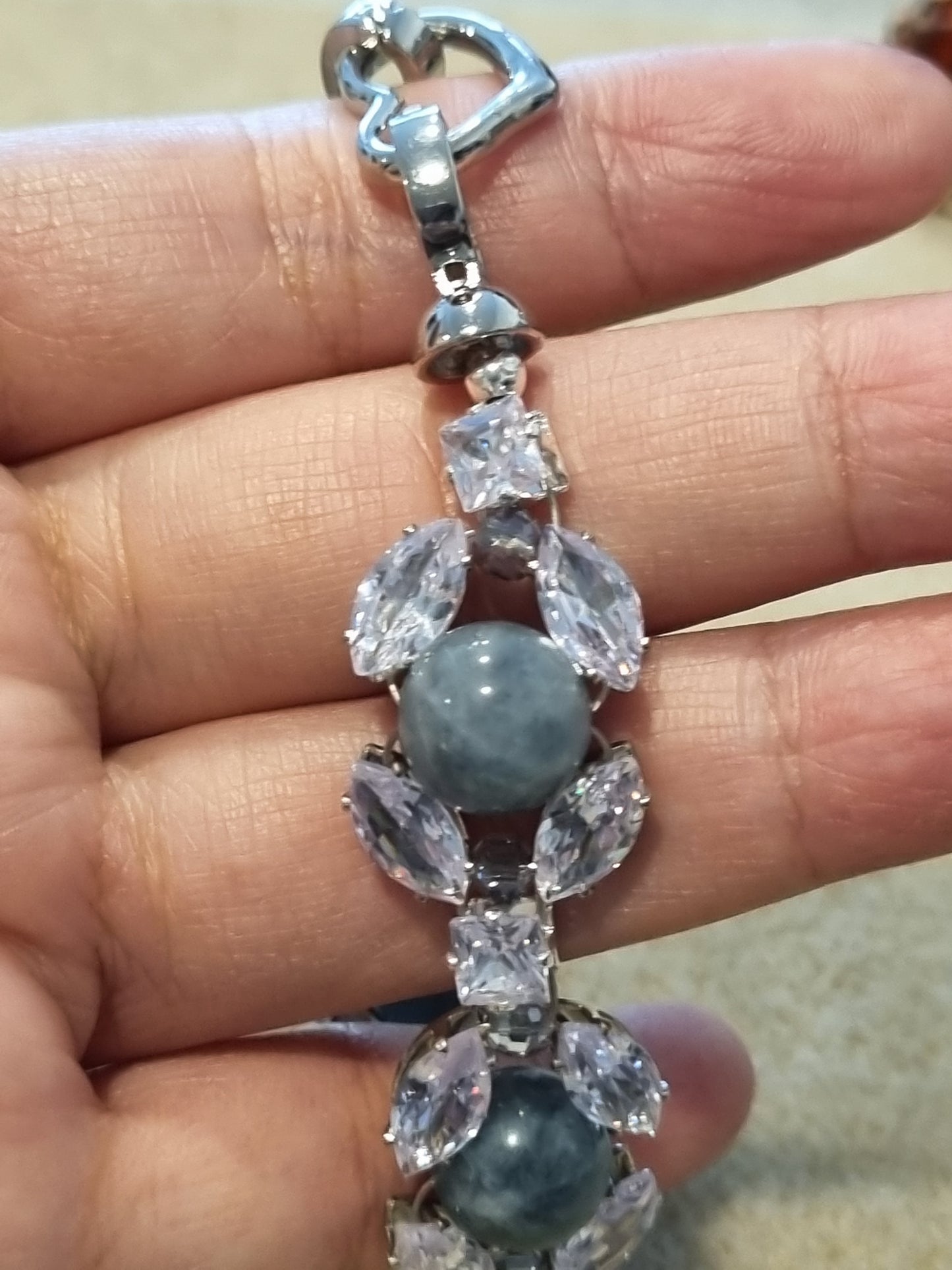 Crystal and Stone Bracelets