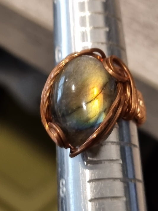 Labradorite Ring - Size 7