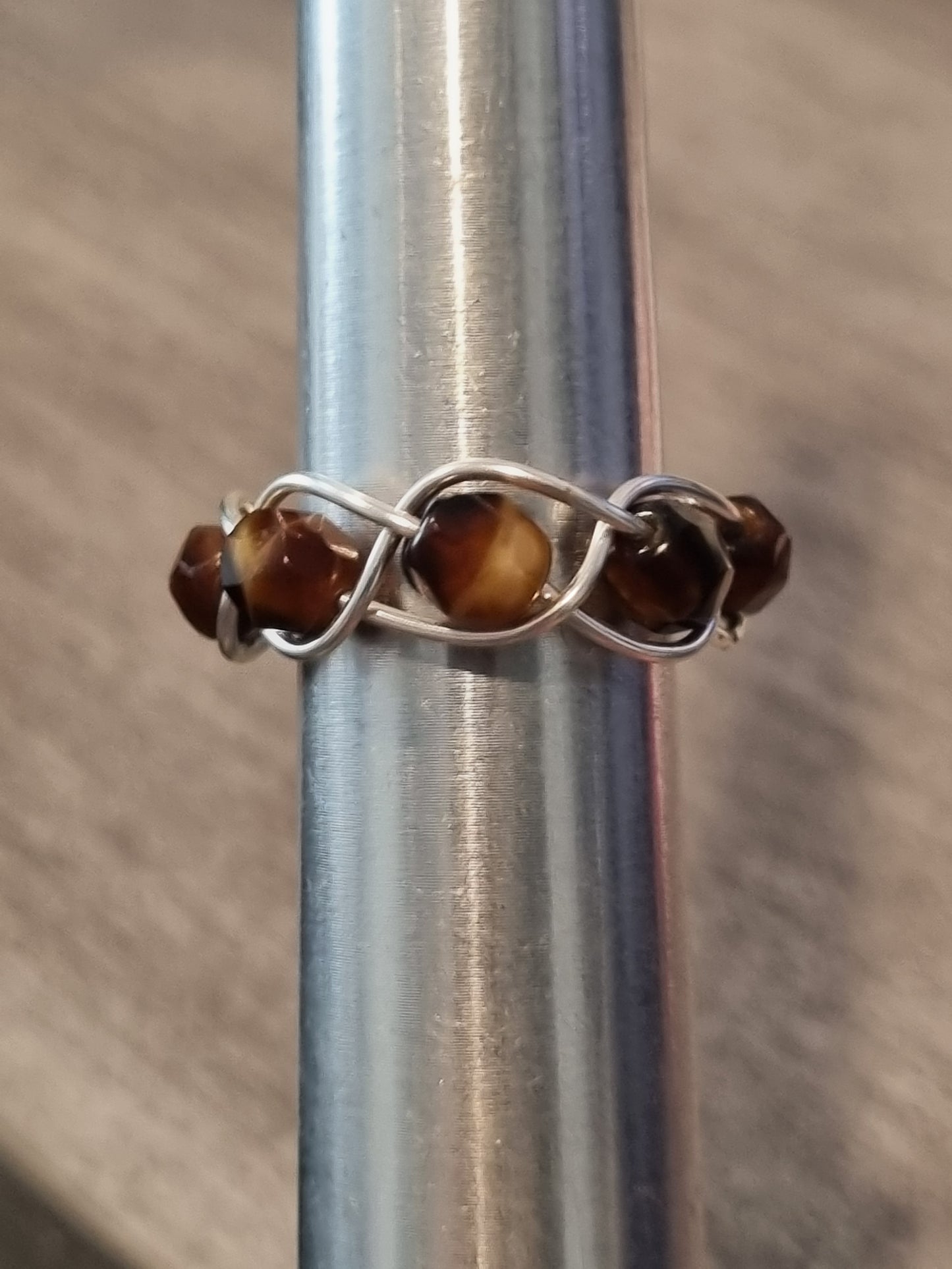 Braided Tiger Eye - Size 7.5 Adjustable