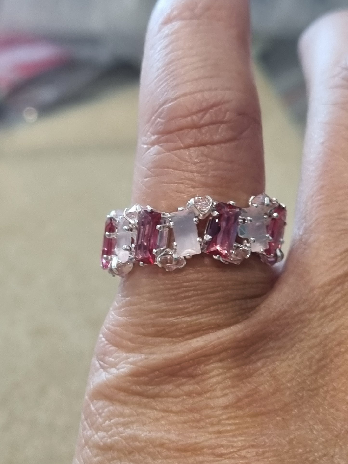 Beaded Crystal Rings