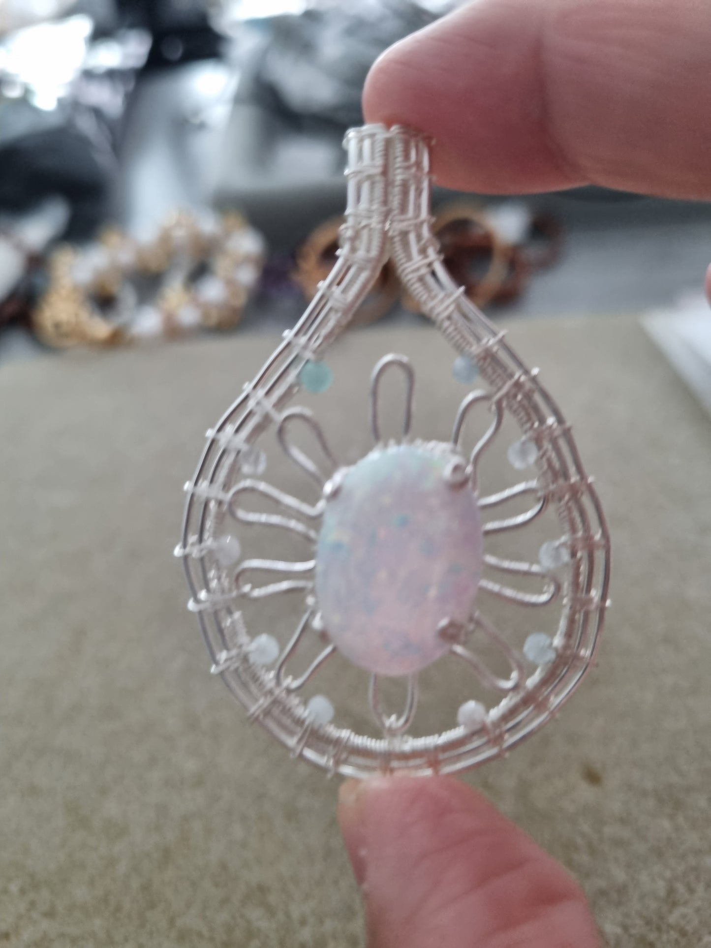 Star Rise Opal Pendant