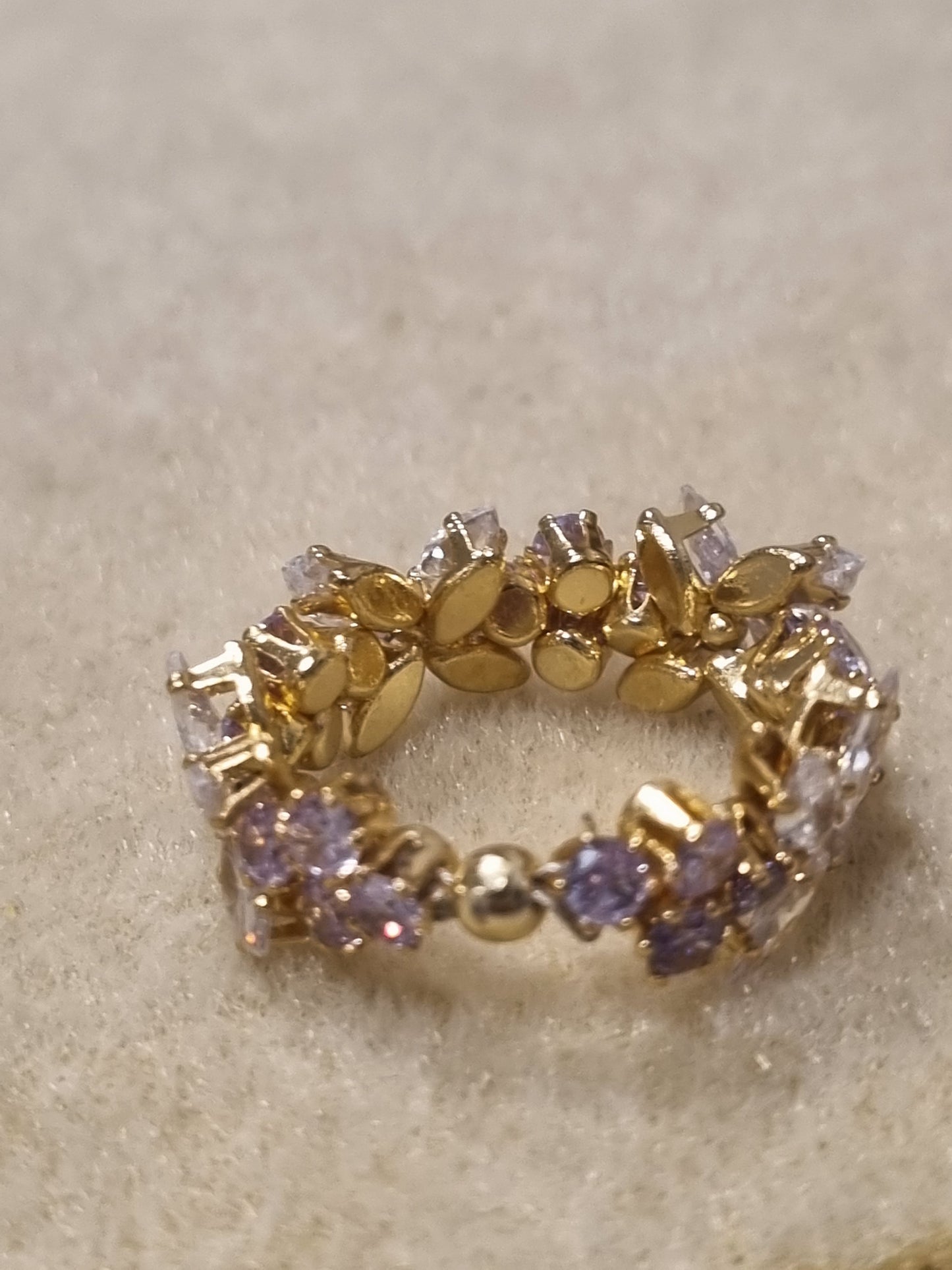 Beaded Crystal Rings