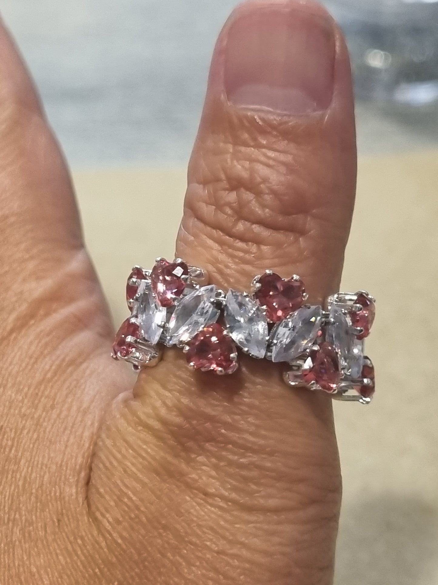 Beaded Crystal Rings