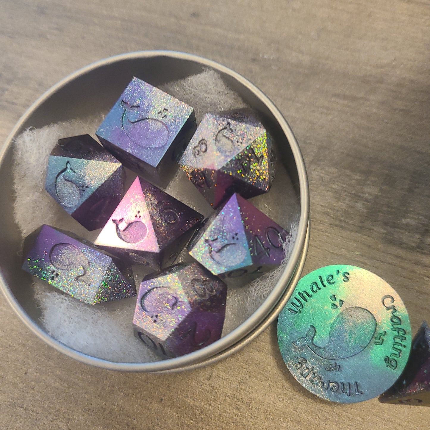 Purple and Green Shift - Pigment Paint