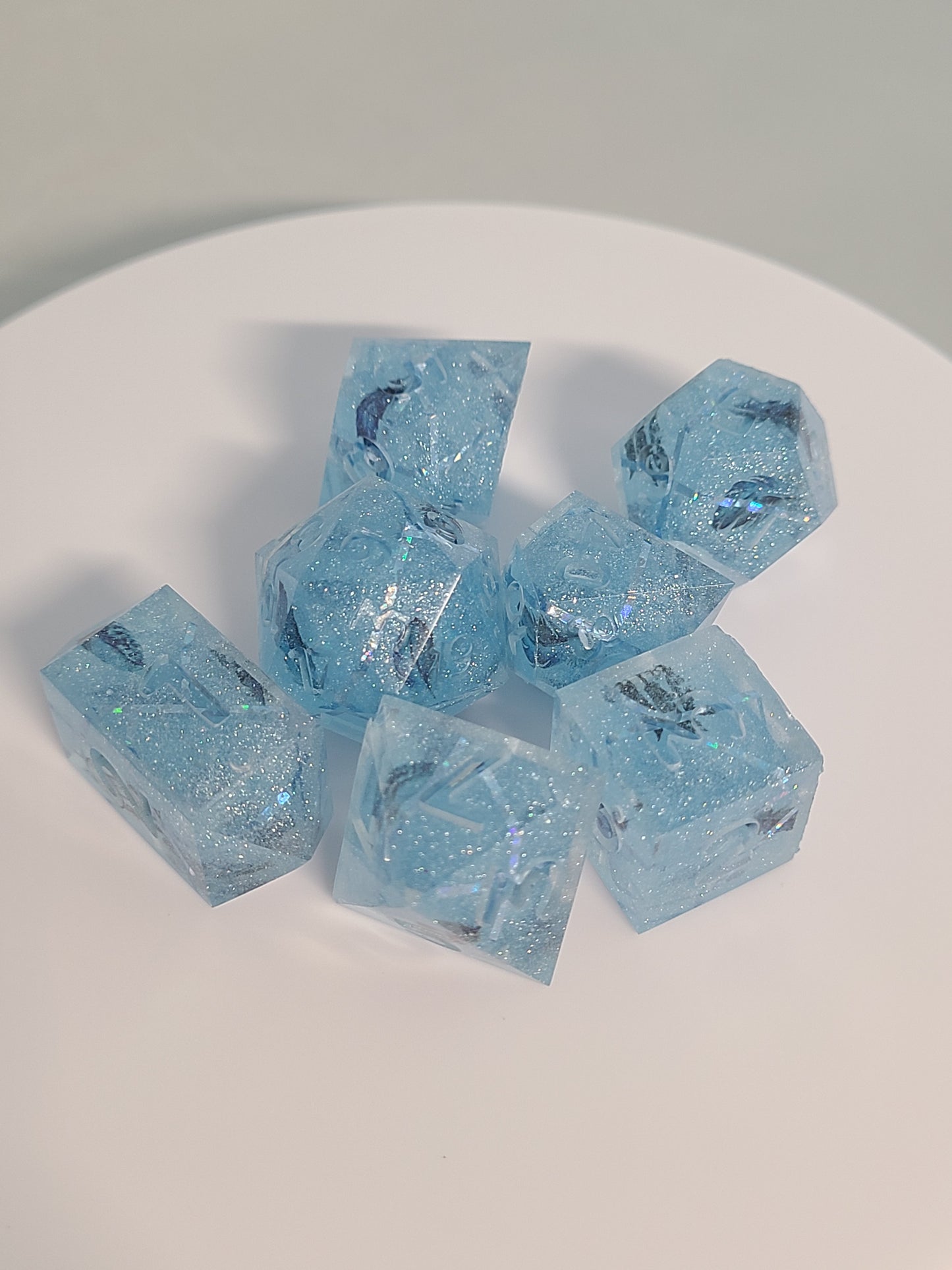 Blue Feathers and Dreamcatcher - Decorated