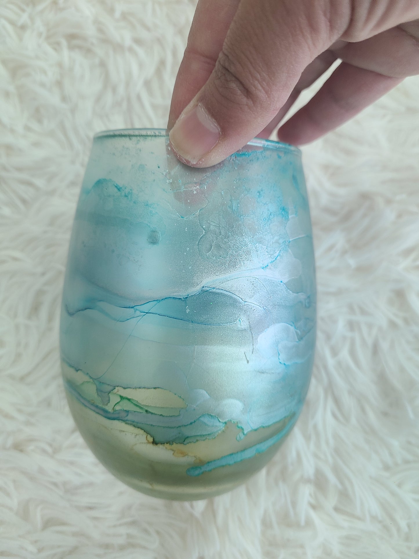 Beach Turtle Wine Glasses - Set of 2