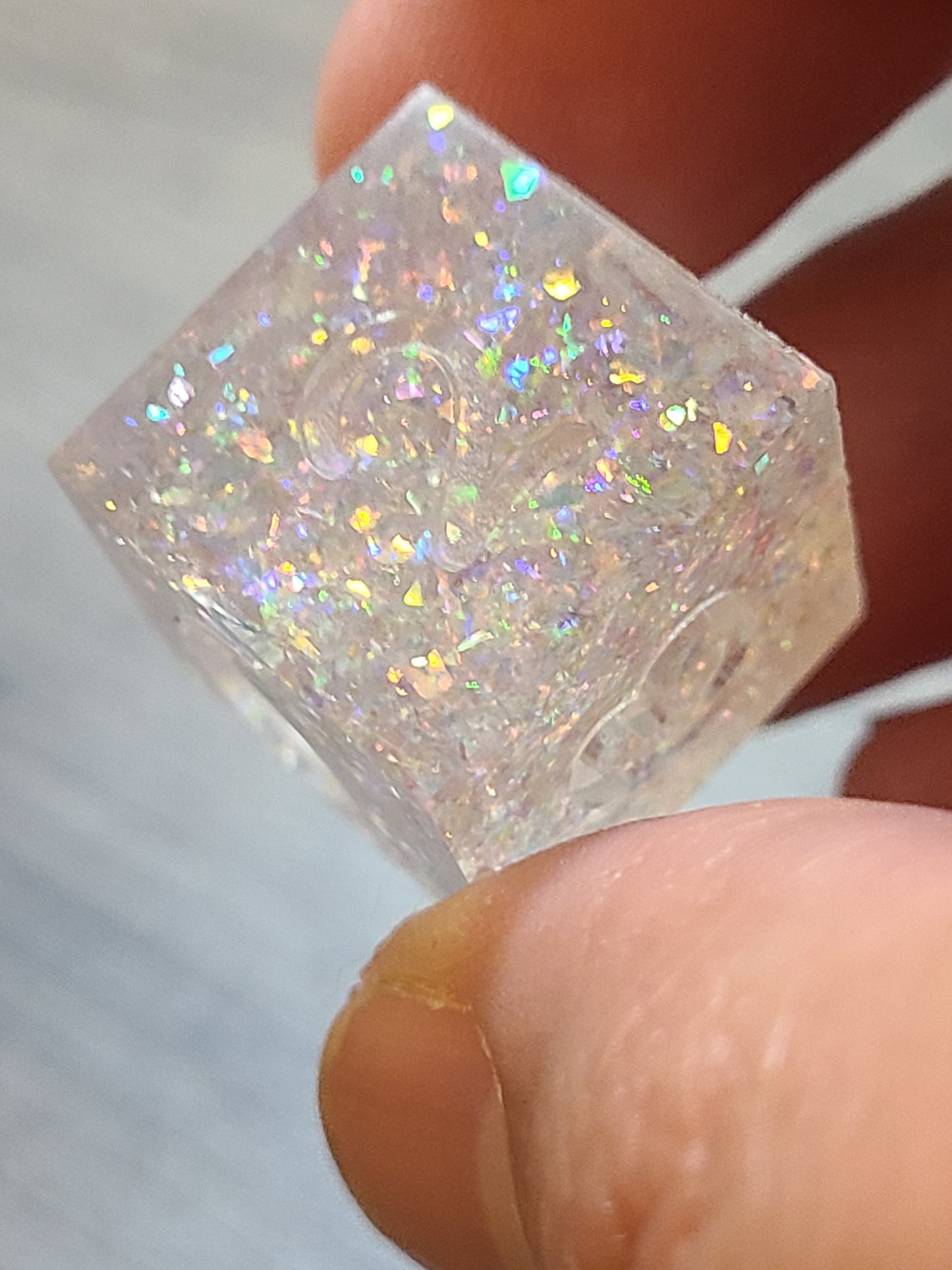 Rainbow Crystal - Mylar Flake Embed