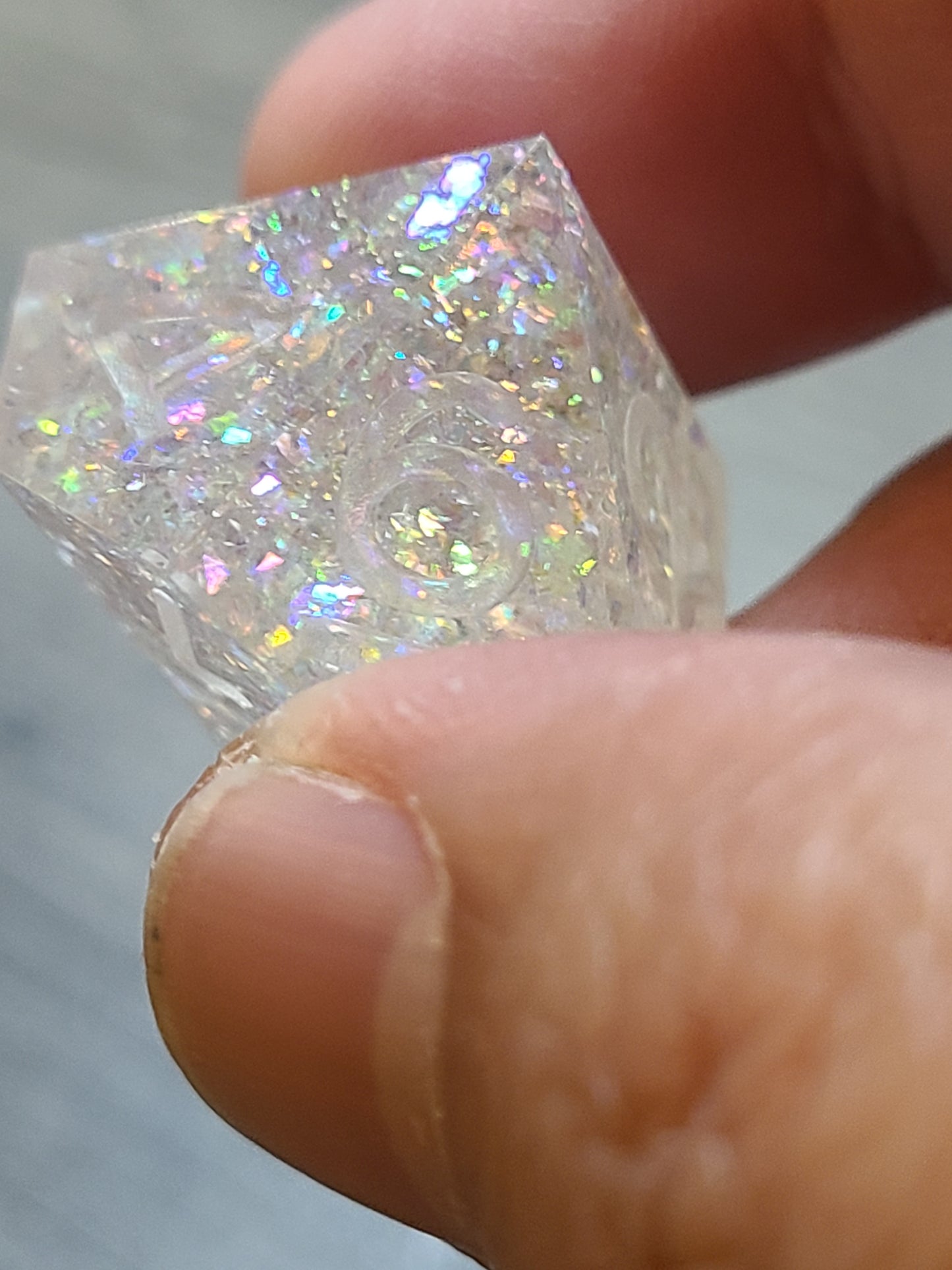 Rainbow Crystal - Mylar Flake Embed