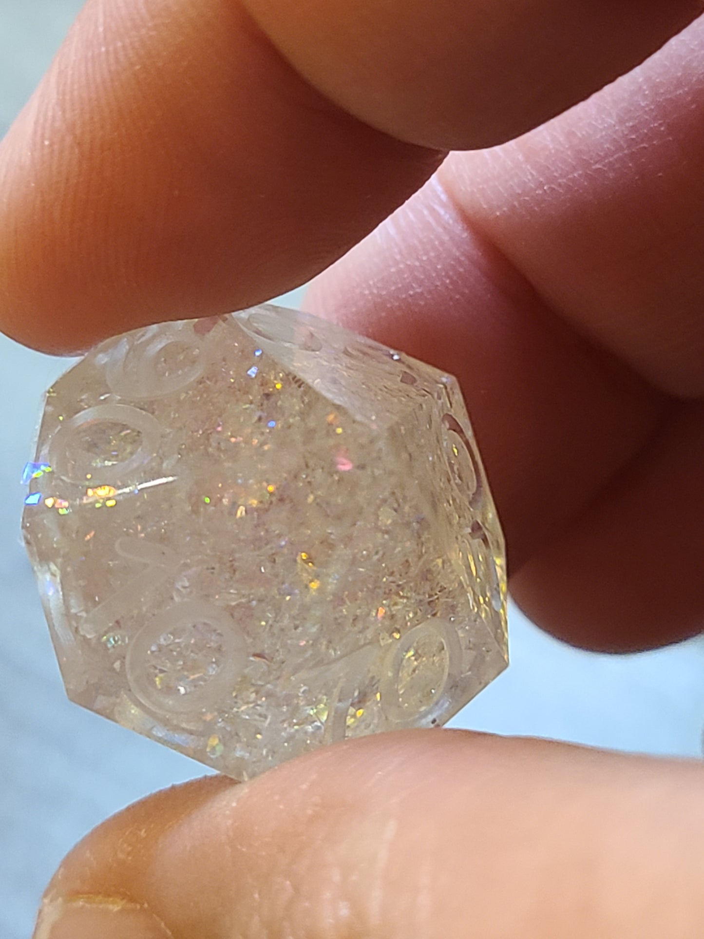 Rainbow Crystal - Mylar Flake Embed