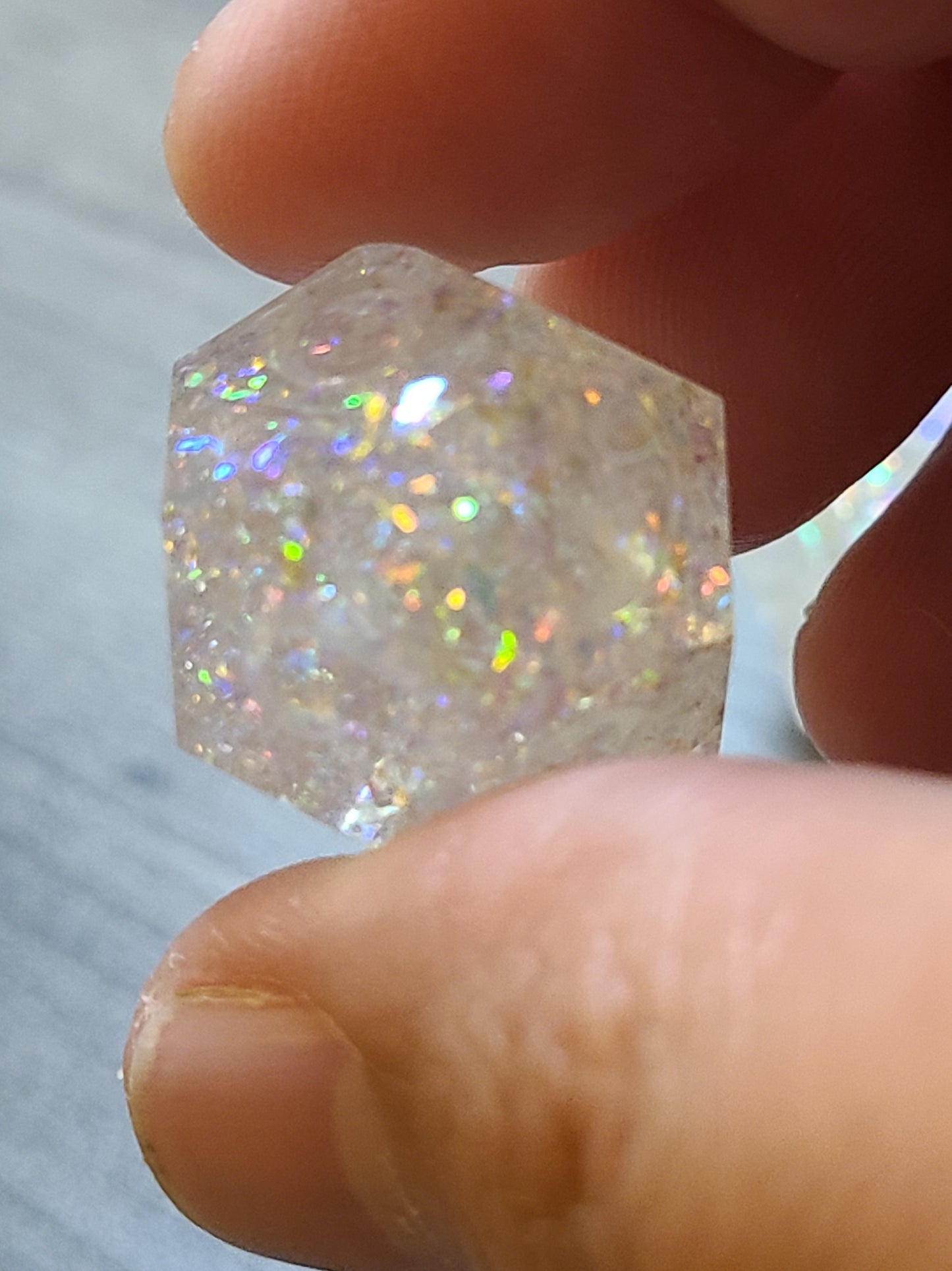 Rainbow Crystal - Mylar Flake Embed