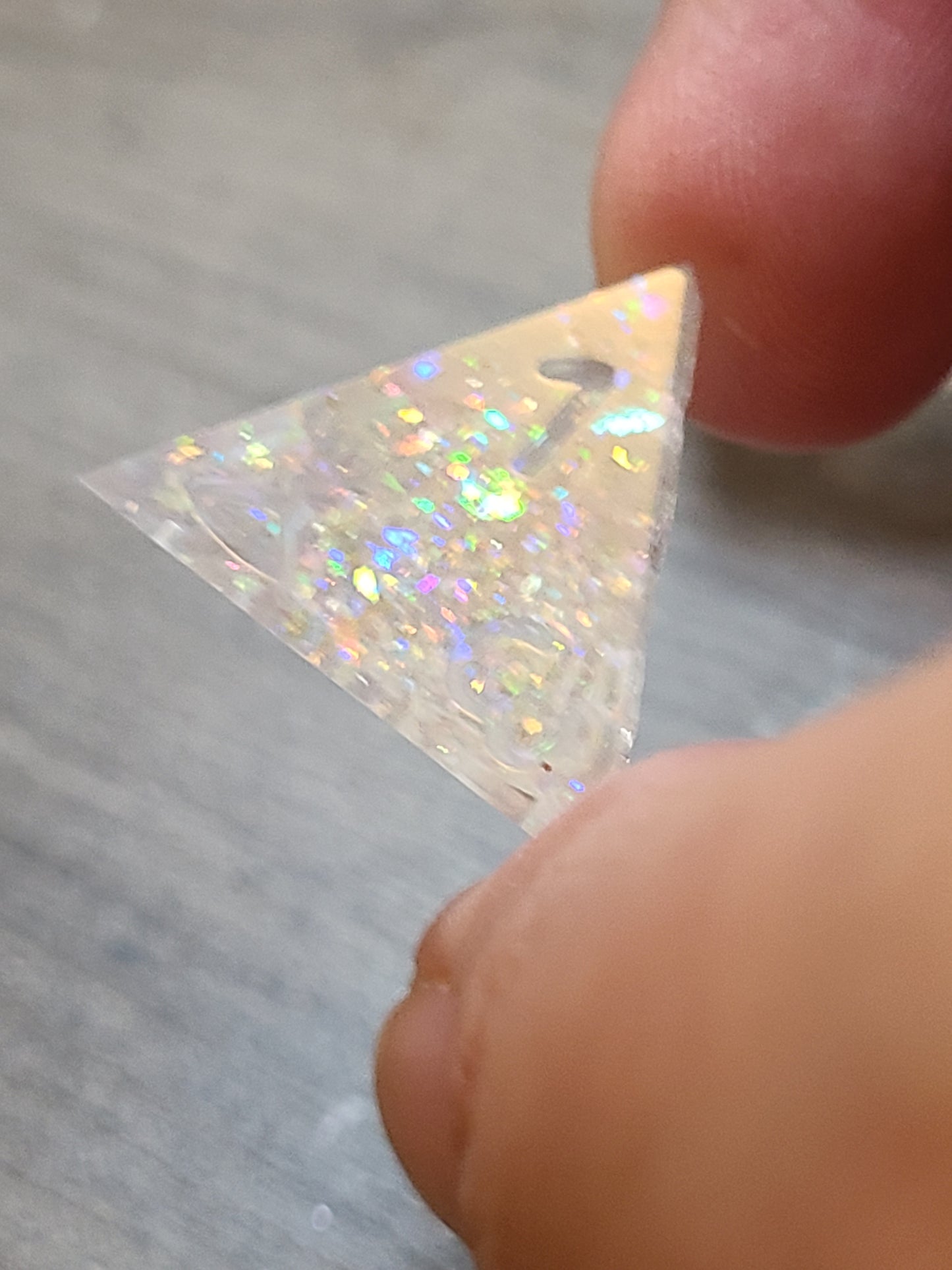Rainbow Crystal - Mylar Flake Embed