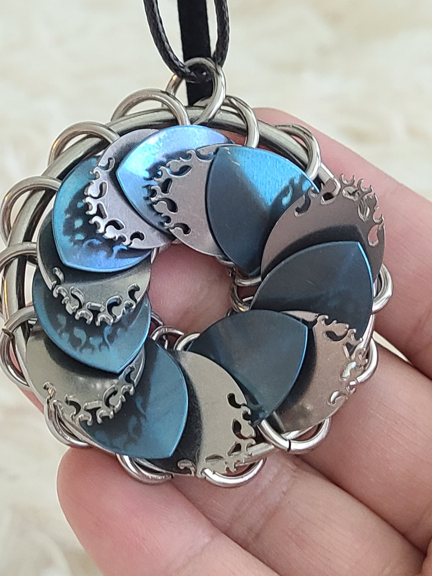 Scalemail Turbine Pendant