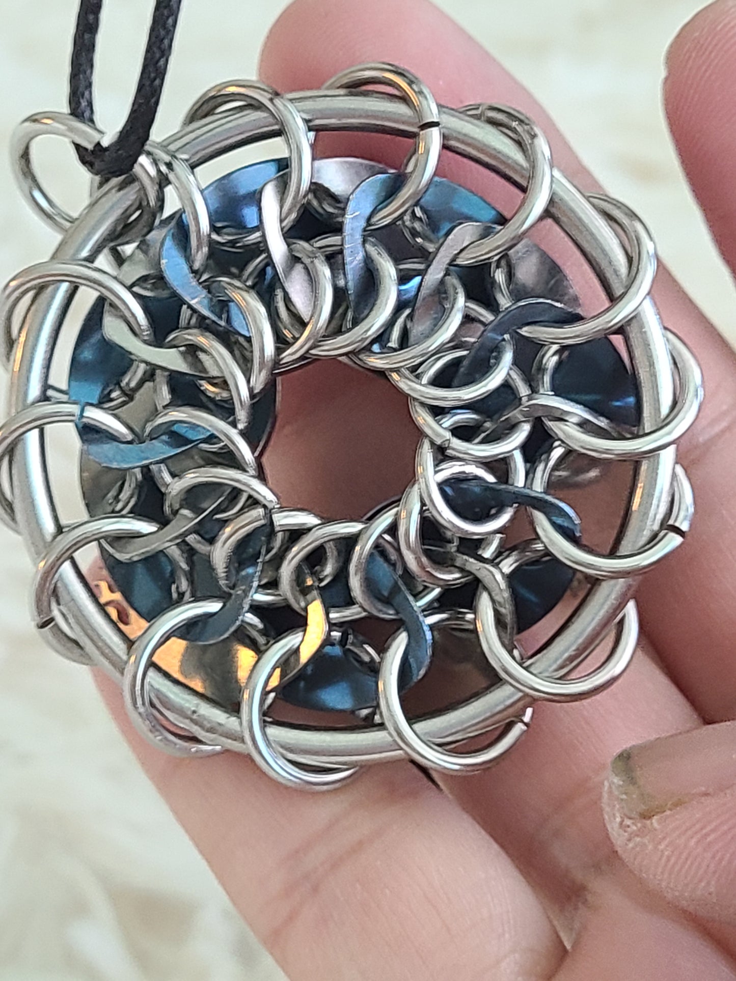 Scalemail Turbine Pendant