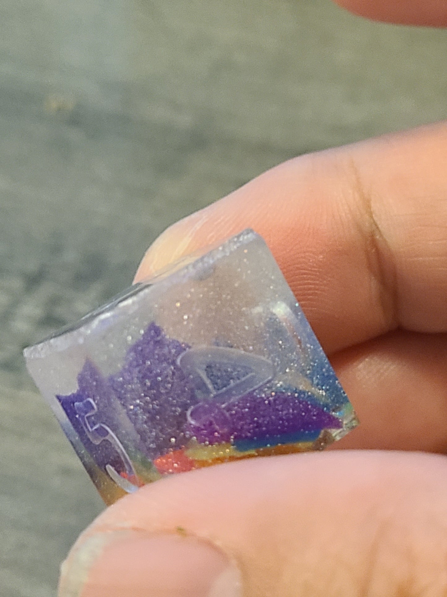 Rainbow Confetti RAW BROKEN SET