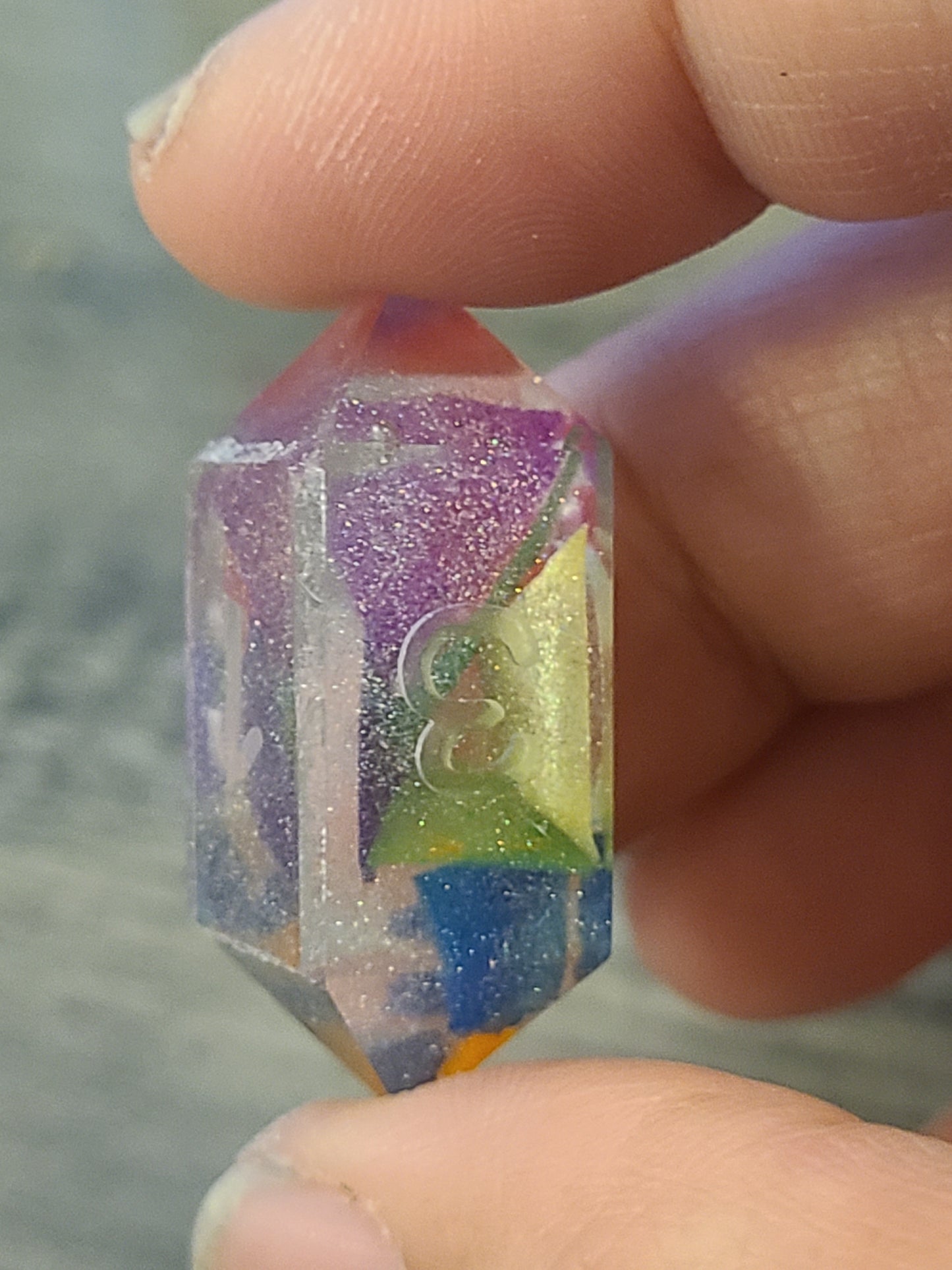 Rainbow Confetti RAW BROKEN SET