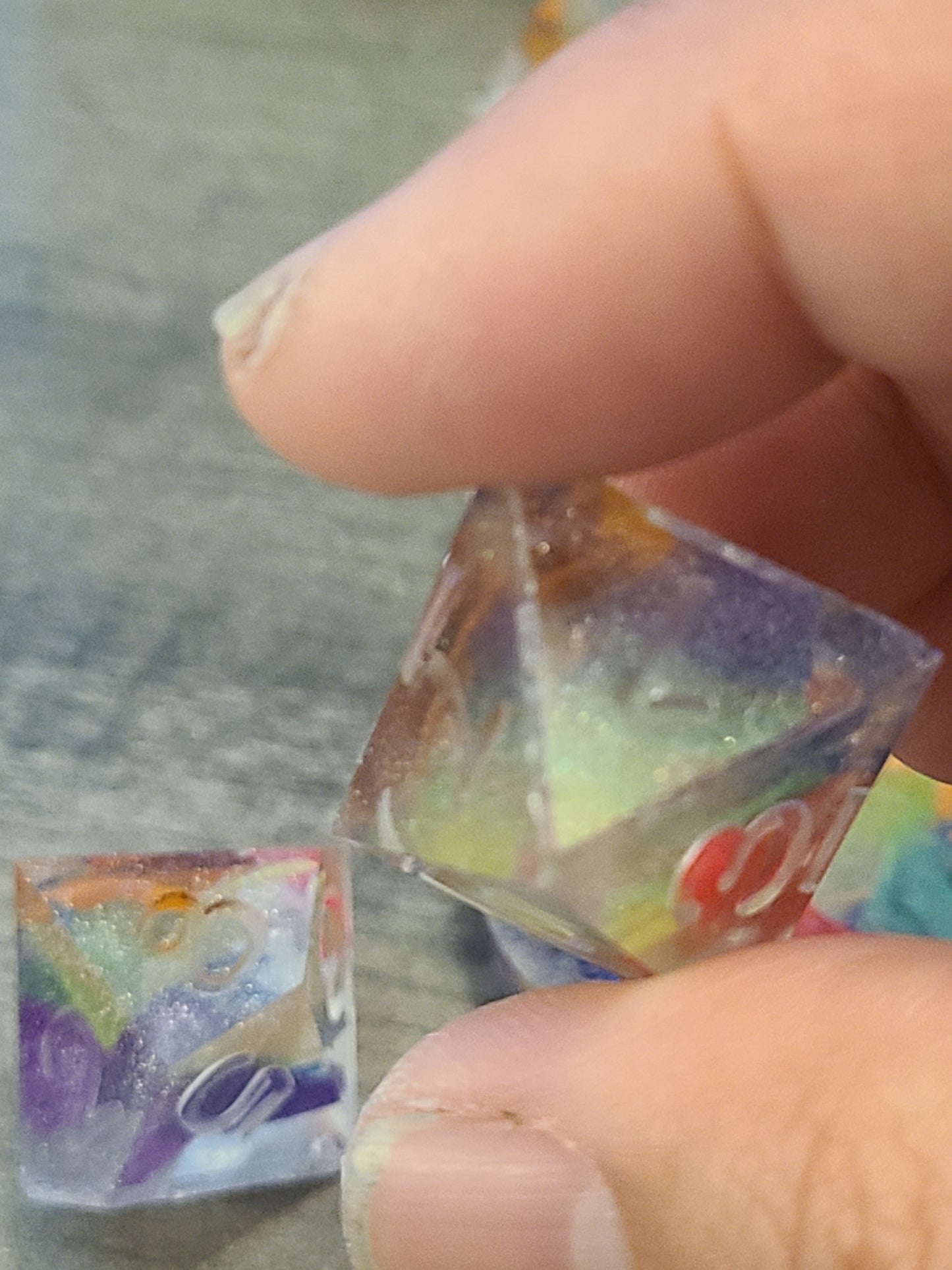 Rainbow Confetti RAW BROKEN SET