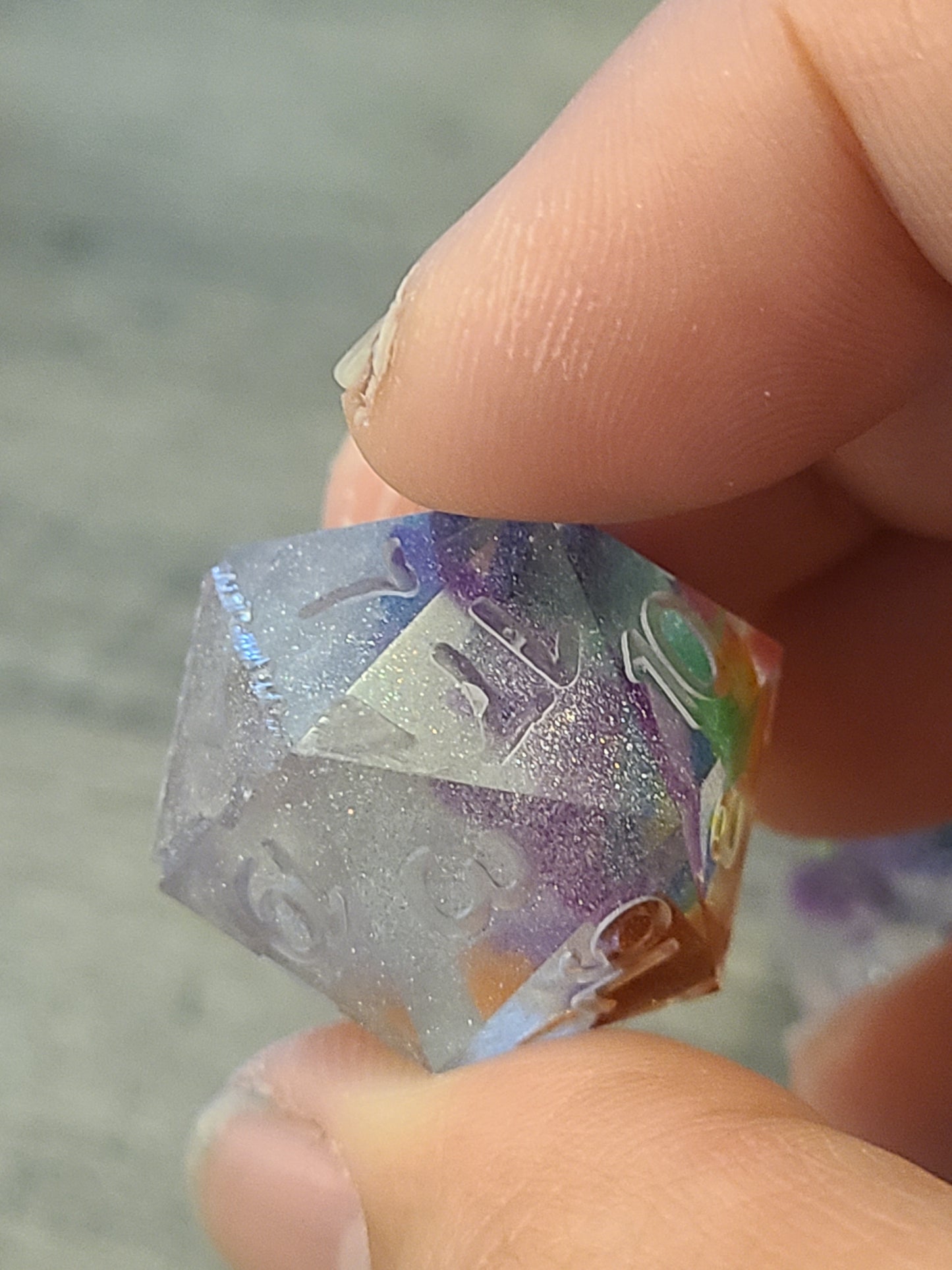 Rainbow Confetti RAW BROKEN SET