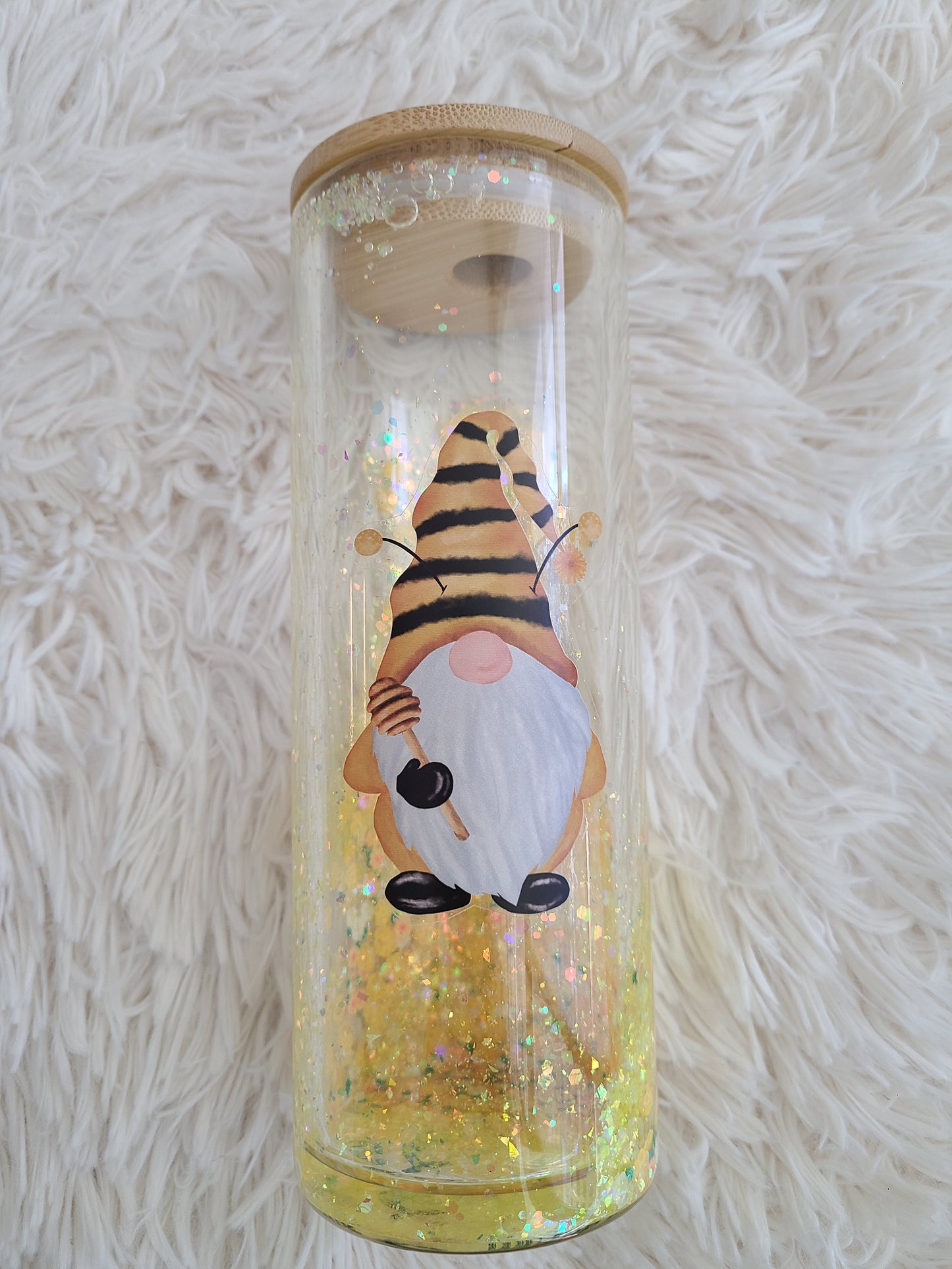 Bee Gnome - 20 Oz Glass Snowglobe