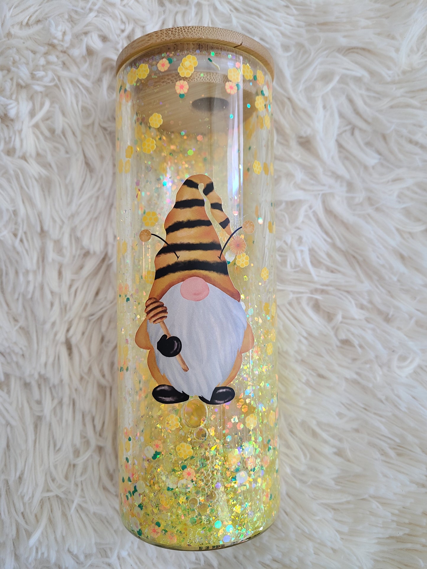 Bee Gnome - 20 Oz Glass Snowglobe