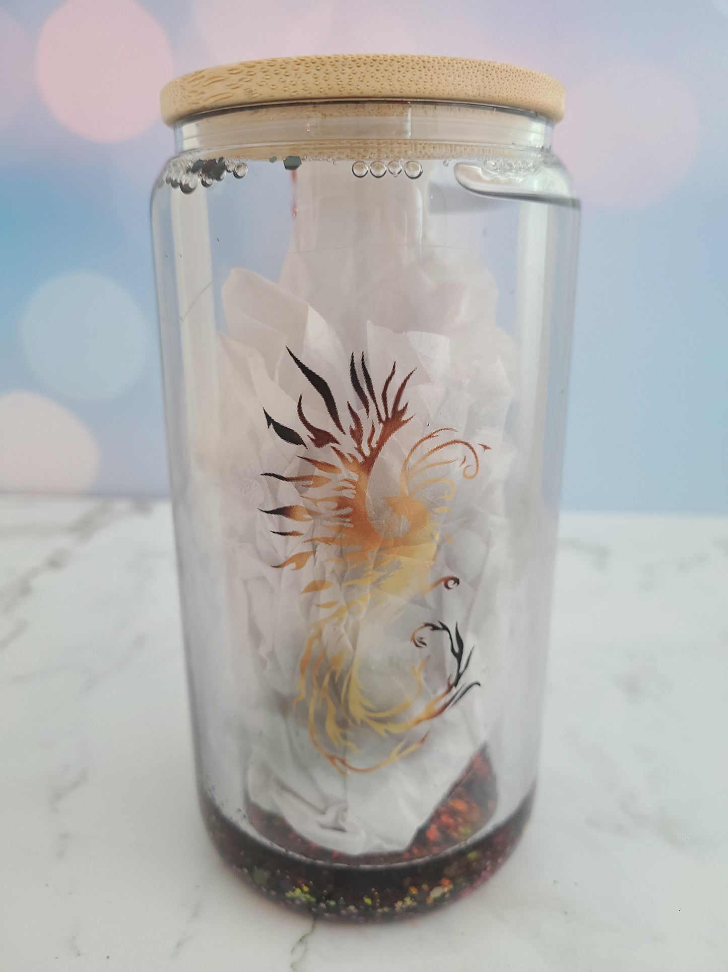 Phoenix Rising - 12 Oz Glass Snowglobe