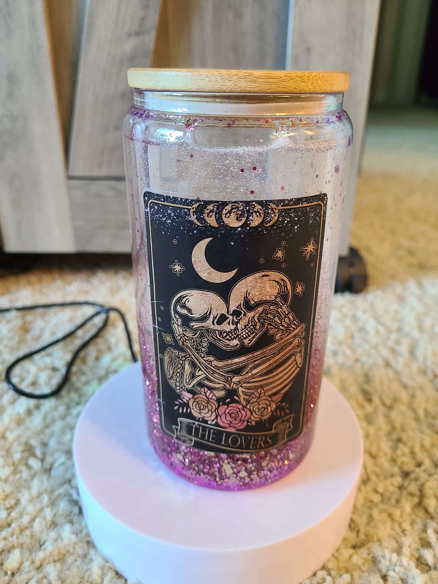 The Lovers - 12 Oz Glass Snowglobe