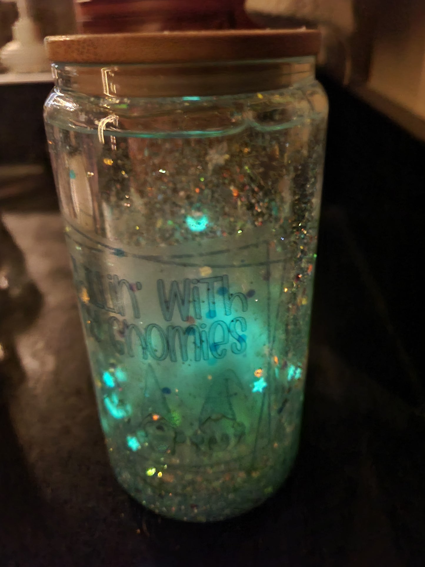 Chillin' with My Gnomies - 12 Oz Glass Snowglobe