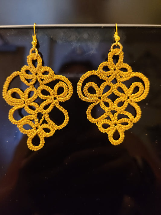 Lantern Tatted Earrings