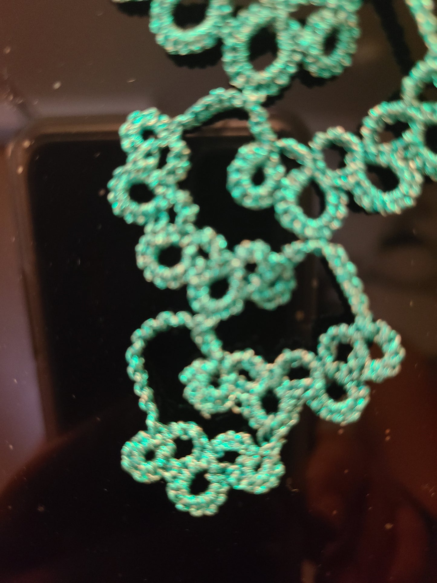 Waterfall Teardrops Tatted Earrings