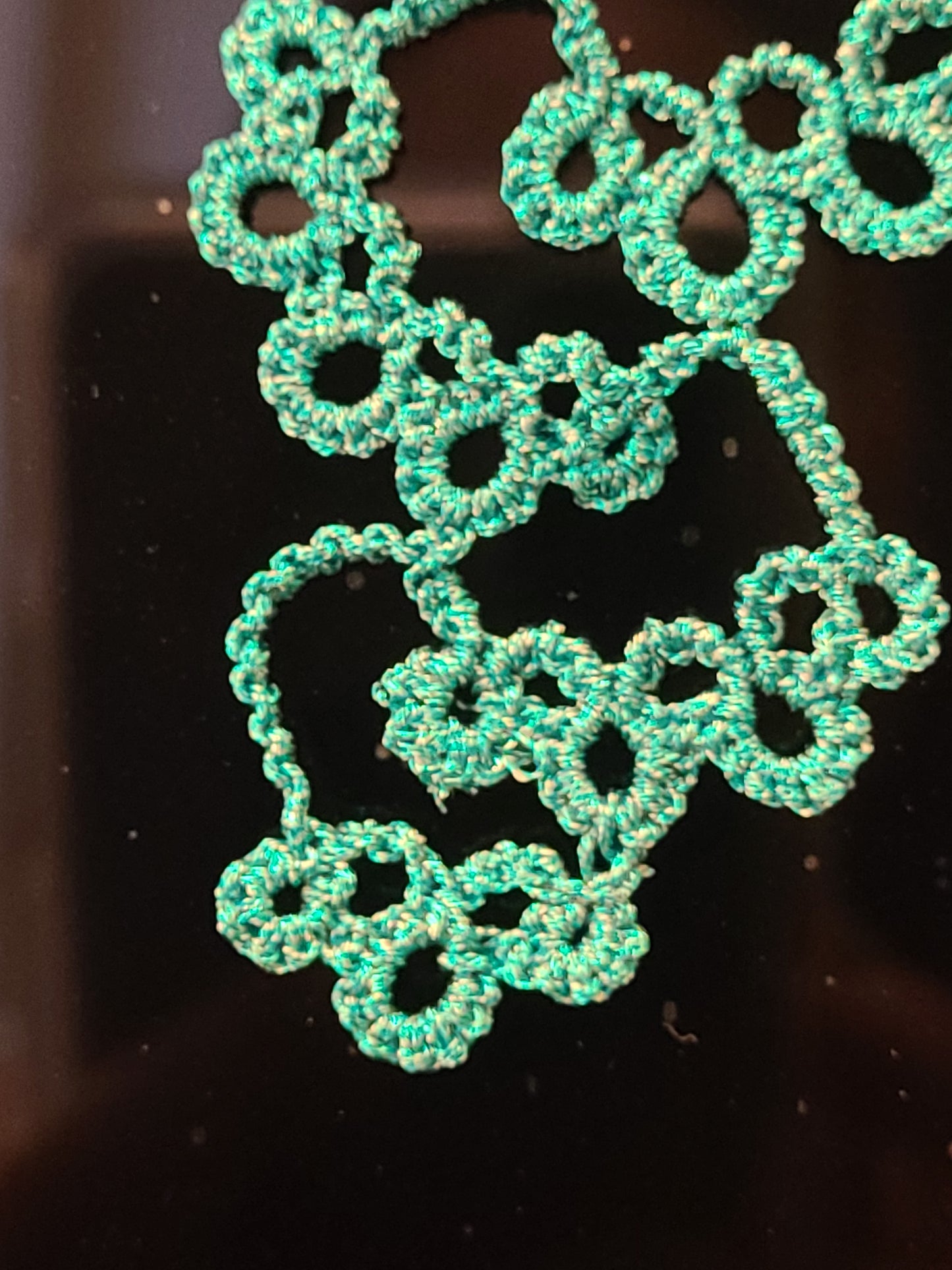 Waterfall Teardrops Tatted Earrings