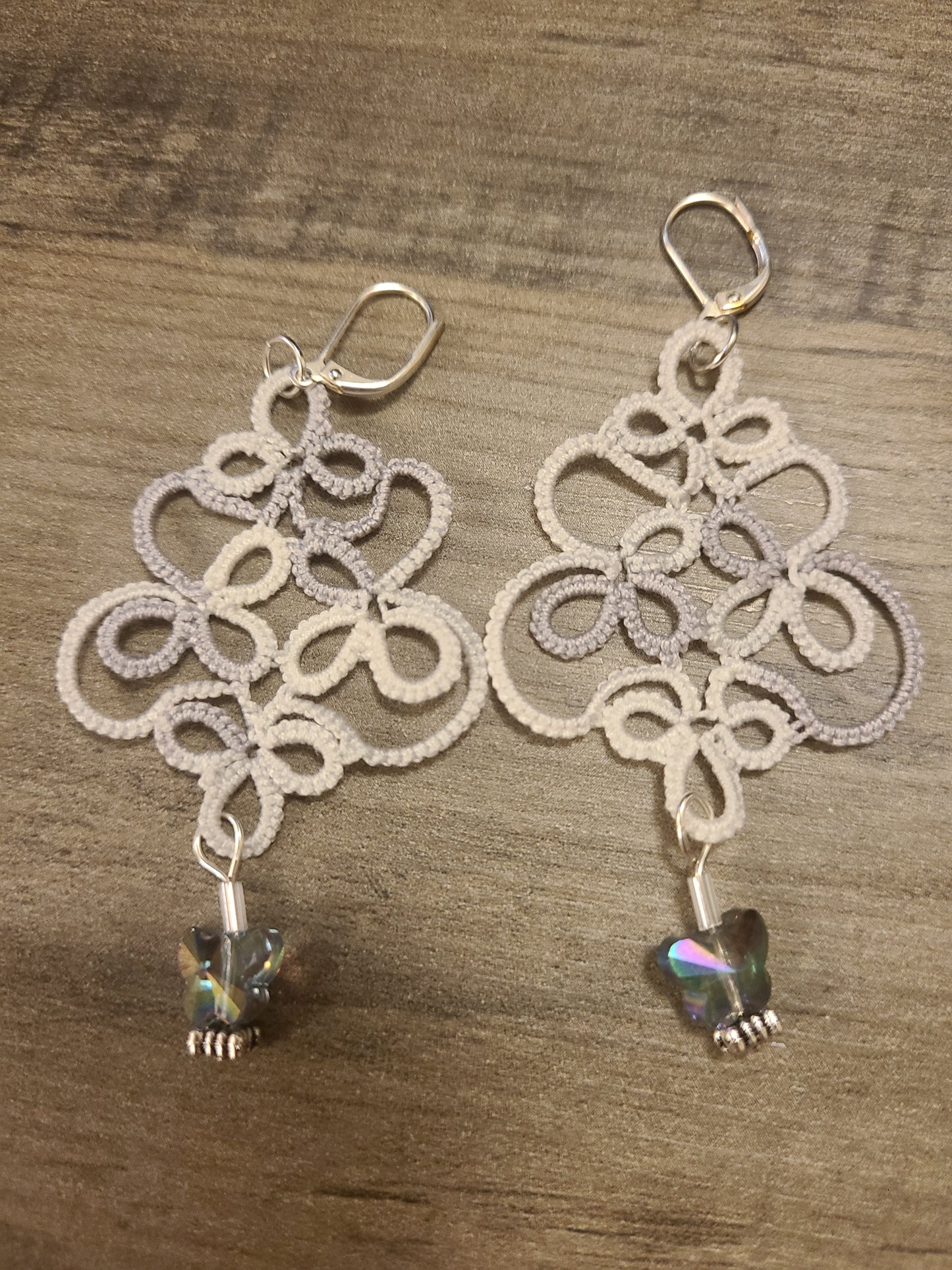Lantern Earrings with Butterfly