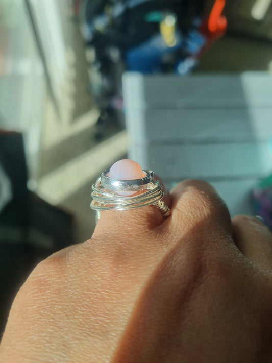 Pink Bear Fidget Ring