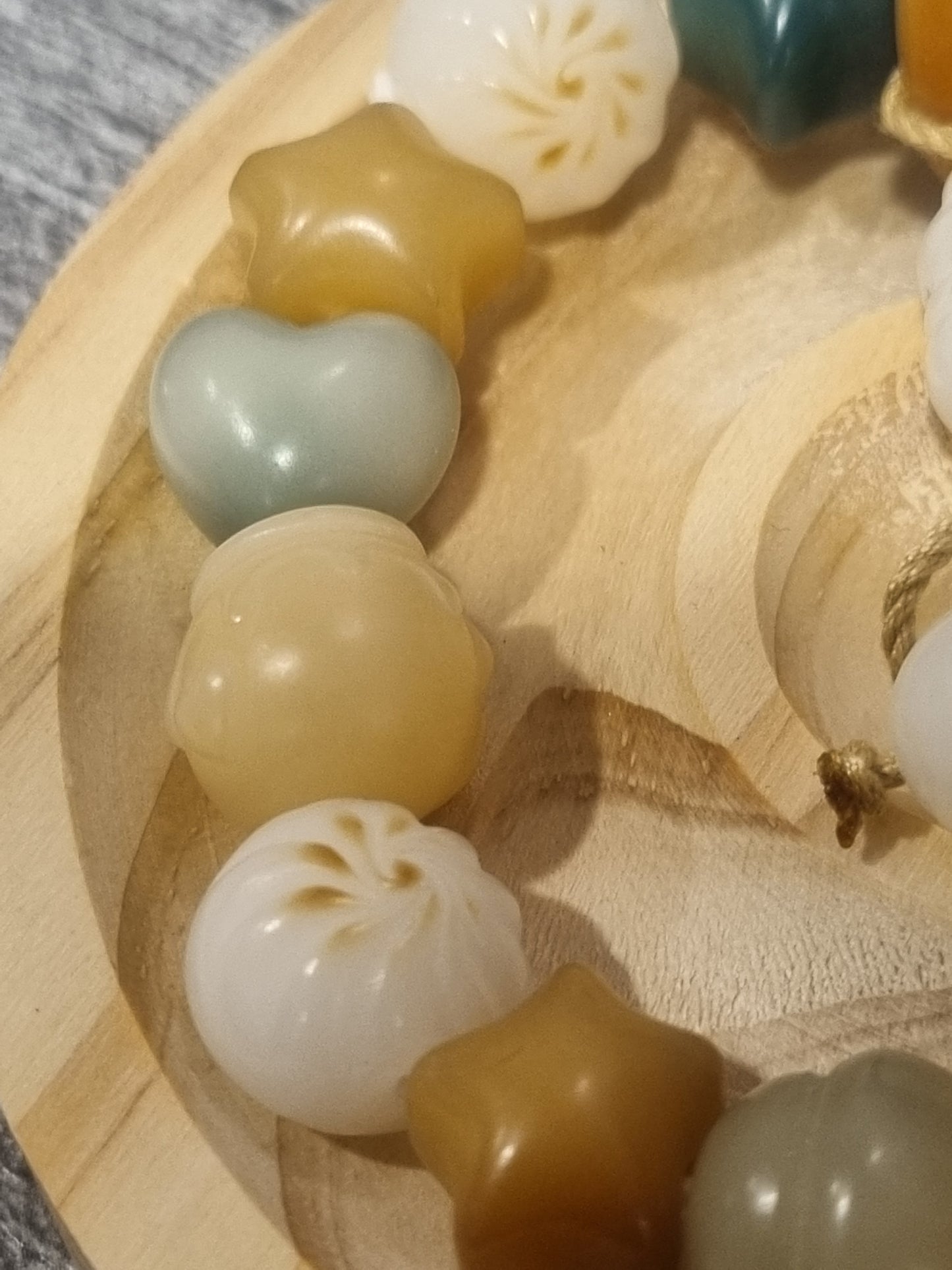 Shaped Bodhi Seed Beads