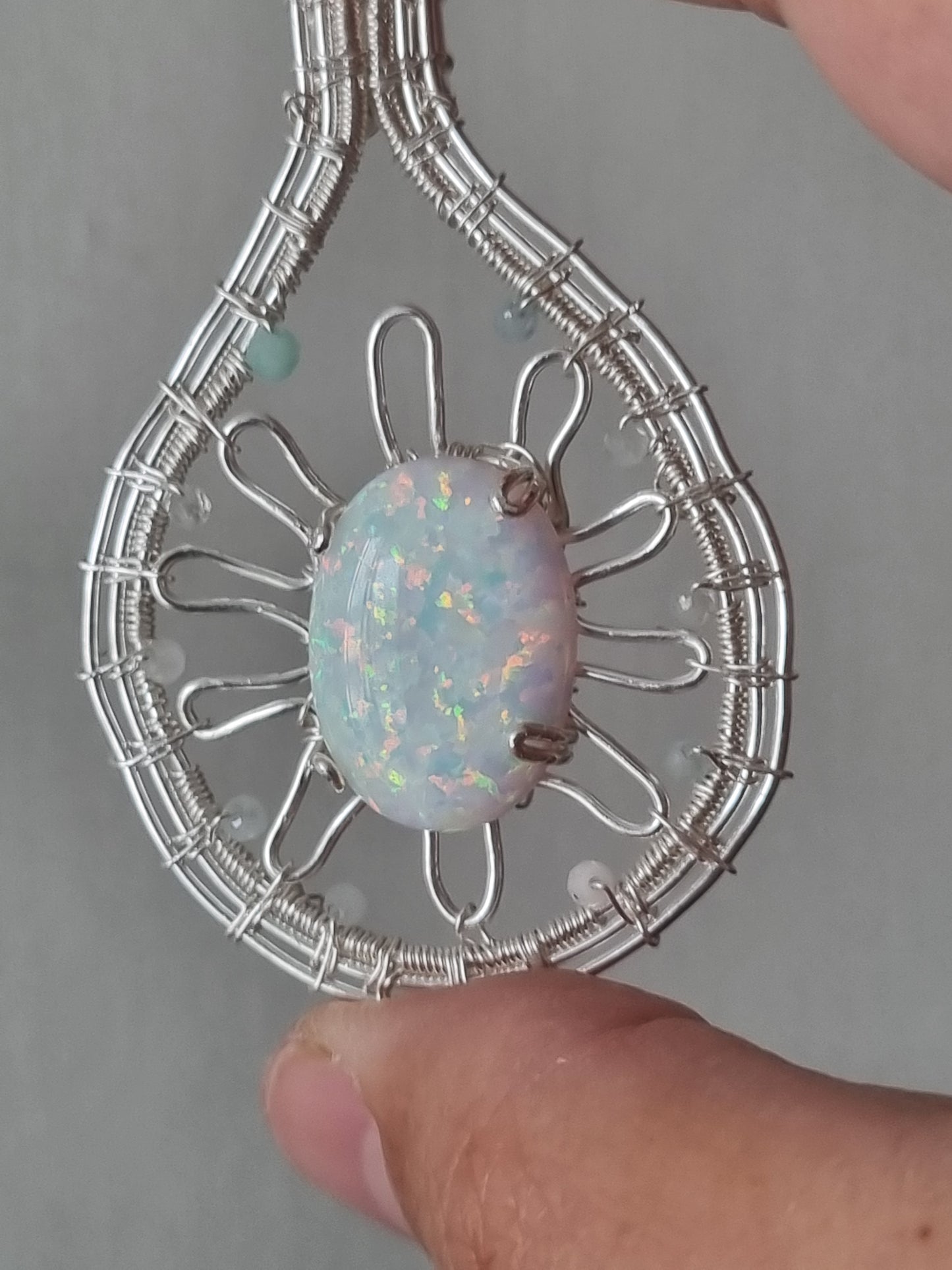 Star Rise Opal Pendant