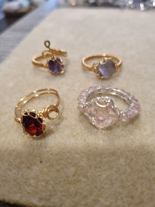 Rhinestone Rings