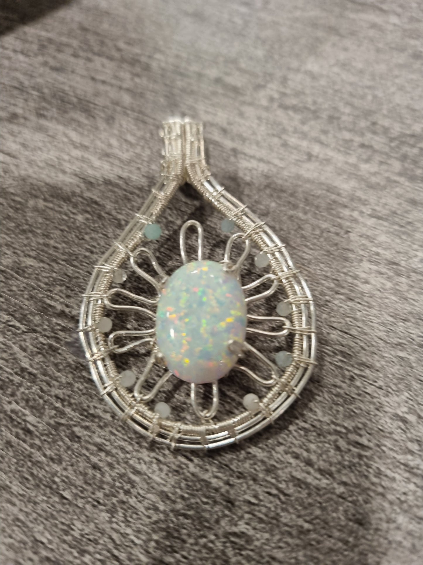 Star Rise Opal Pendant