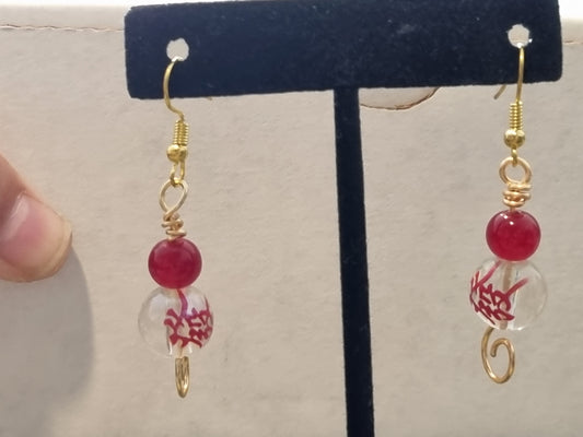 Mahjong Earrings