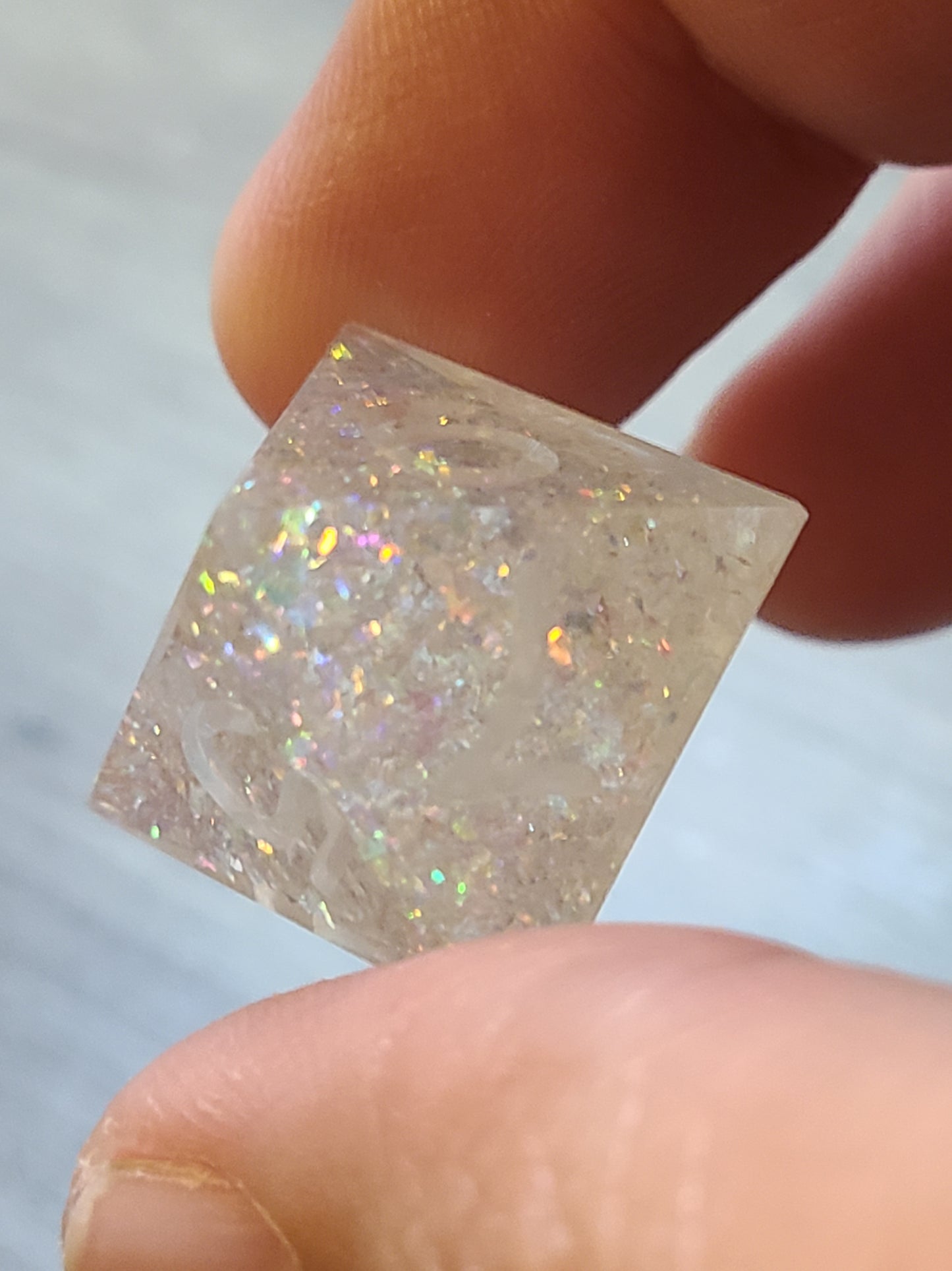 Rainbow Crystal - Mylar Flake Embed