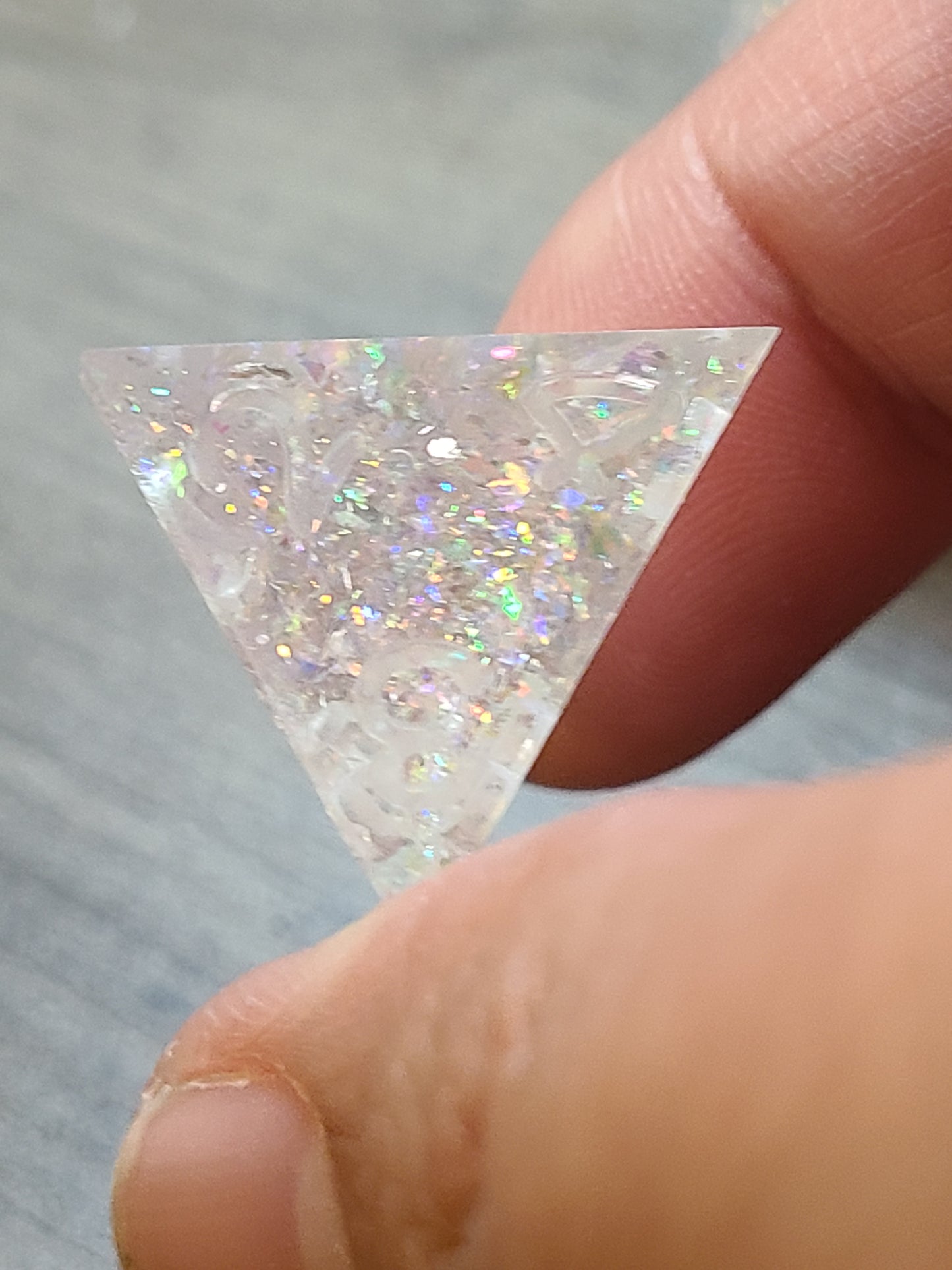 Rainbow Crystal - Mylar Flake Embed